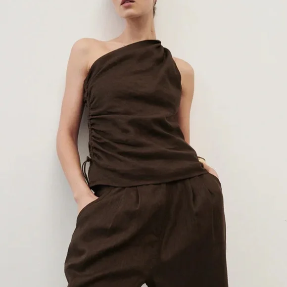 DISSH Dark Brown Women's Bermudas - Picture 2 of 2